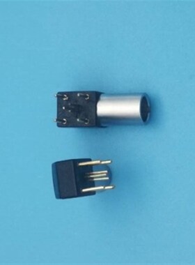 圆形推拉自锁插头M7 ZPG.00B.2芯 3芯 4芯板端黑色包胶插座连接器