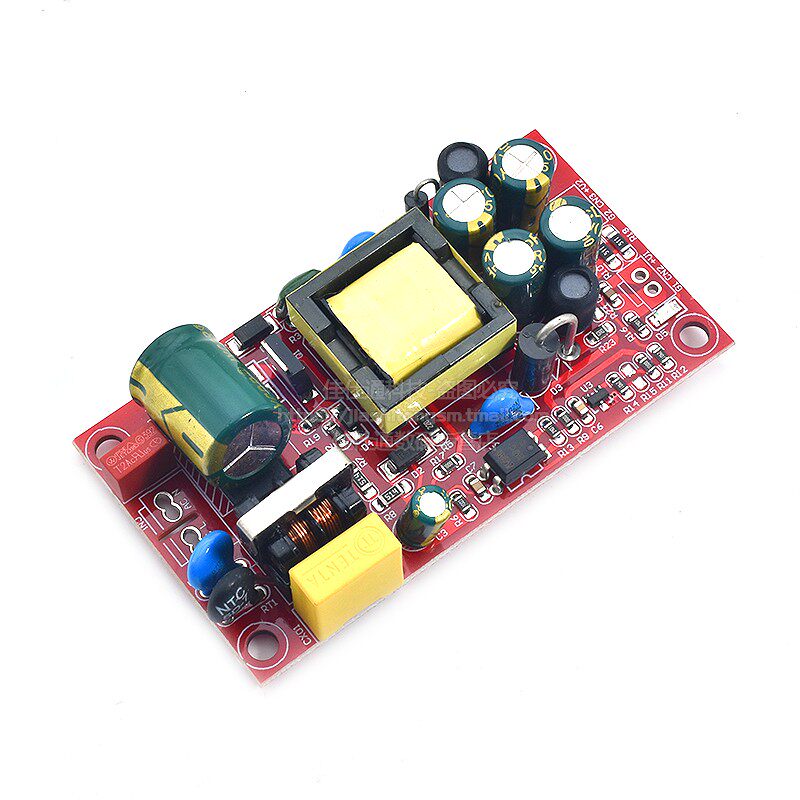 精密12V1000mA\5V500mA开关电源模块裸板,双输出隔离,带全保护