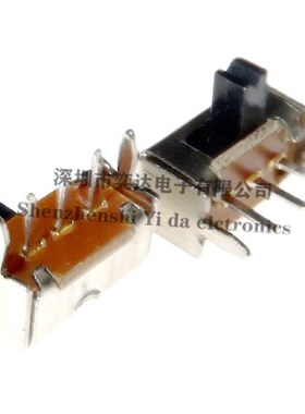 两档三脚拨动开关侧拨SK12D07VG2 VG3 VG4 VG5 VG6 VG7弯脚带支架