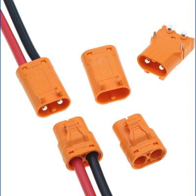 LCB30大电流35A插头XT60电动锂电池紫铜接插件 带线插头 锂电连接