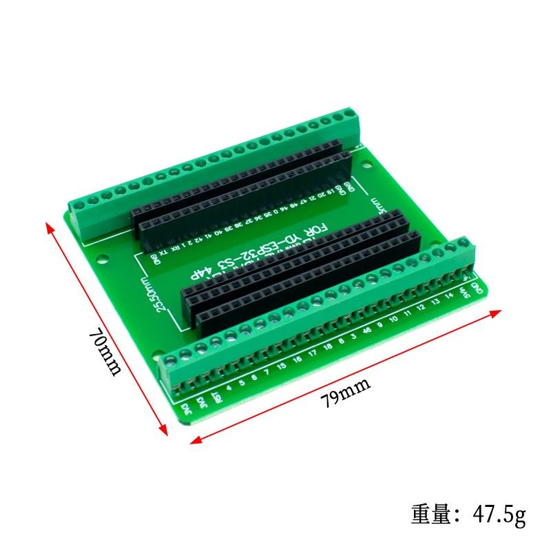 ESP32-S3 GPIO物联网开发板扩展板44Pin 适用于N8R2/N16R8
