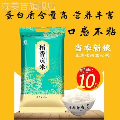 东北大米10斤五常大米2024年新米5kg稻香贡米长粒香大米圆粒米5斤