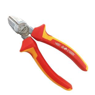 钳易拓老原装进口绝缘钳斜嘴尔钳虎钳钢丝钳斜口钳尖嘴多功能