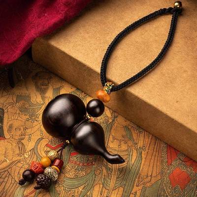 黑檀木芦葫生肖蛇年汽车挂件DST298档挂饰男士女后吊照镜饰高新款