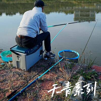 Ver莱atiw2405dwcm天青大物捞网素杆缩巨物捞网竿碳超轻特硬捞网