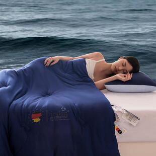 1纪希顿 德绒发热被保TSO暖裸感亲肤料免被尔套可水机洗面秋冬被