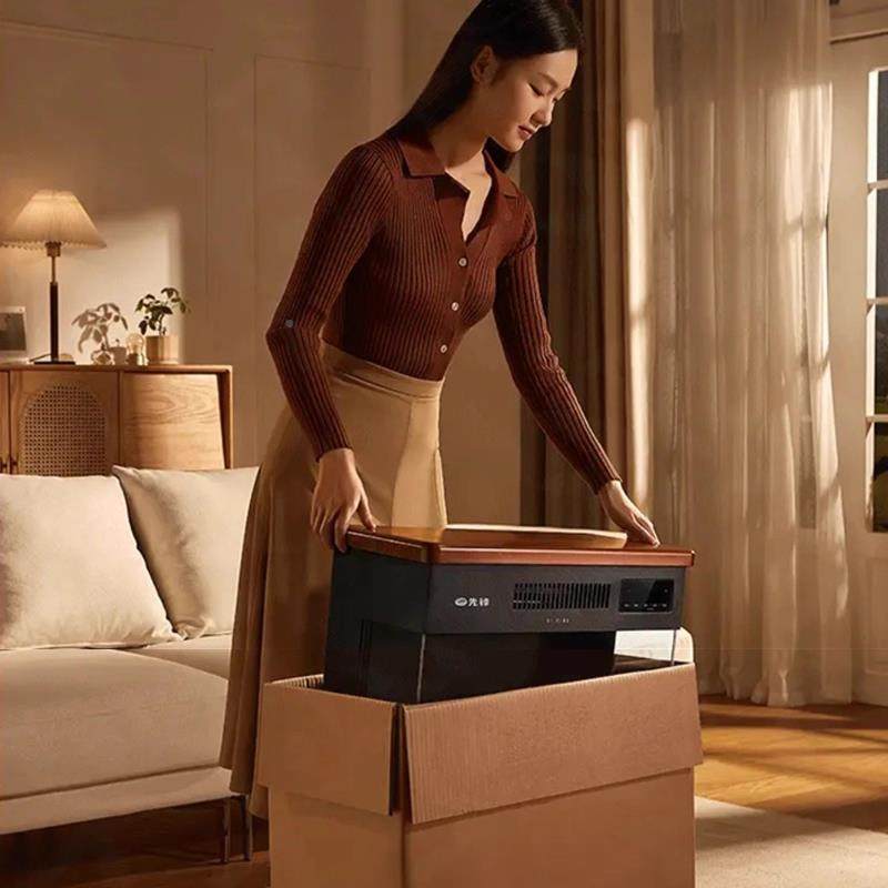 机壁炉取暖器客仿真火焰石墨烯电暖945暖风家用厅神电暖气GY1器R