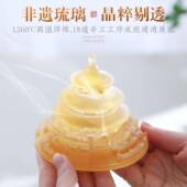 创意琉璃祈年琉璃香祈炉天坛年炉殿香薰家用室内熏香盘香炉茶道高