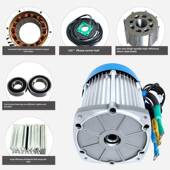 电YGC71 动三轮车电5机100w30000w4000大功率高速无刷差速水电瓶6