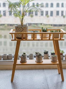 木花架阳台置物PZ28068架客奢厅室内多层落实地式简北欧轻高端花