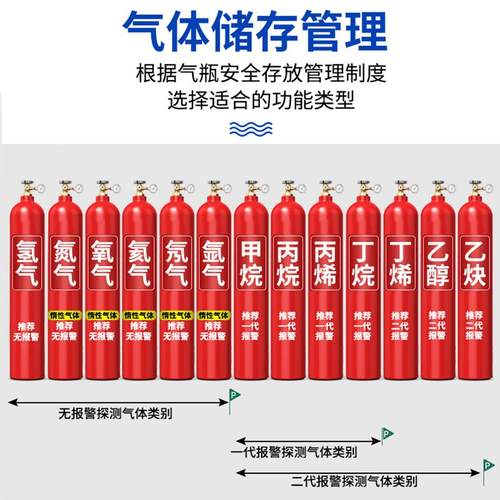 全钢防爆气瓶气柜安全柜实验气室瓦斯罐乙炔氮氢体智能钢瓶储存柜