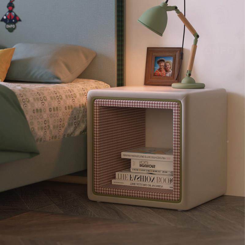 收OFO方糖床N头柜儿童房家具实床木软包头柜书架储物柜纳箱,住宅家具,儿童床头柜,淘宝优惠券,粉丝福利购,淘宝优惠卷