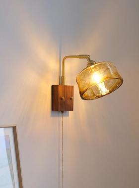 中古壁23611古灯卧复室床头阅灯法式北欧日式民宿读过道背景墙灯