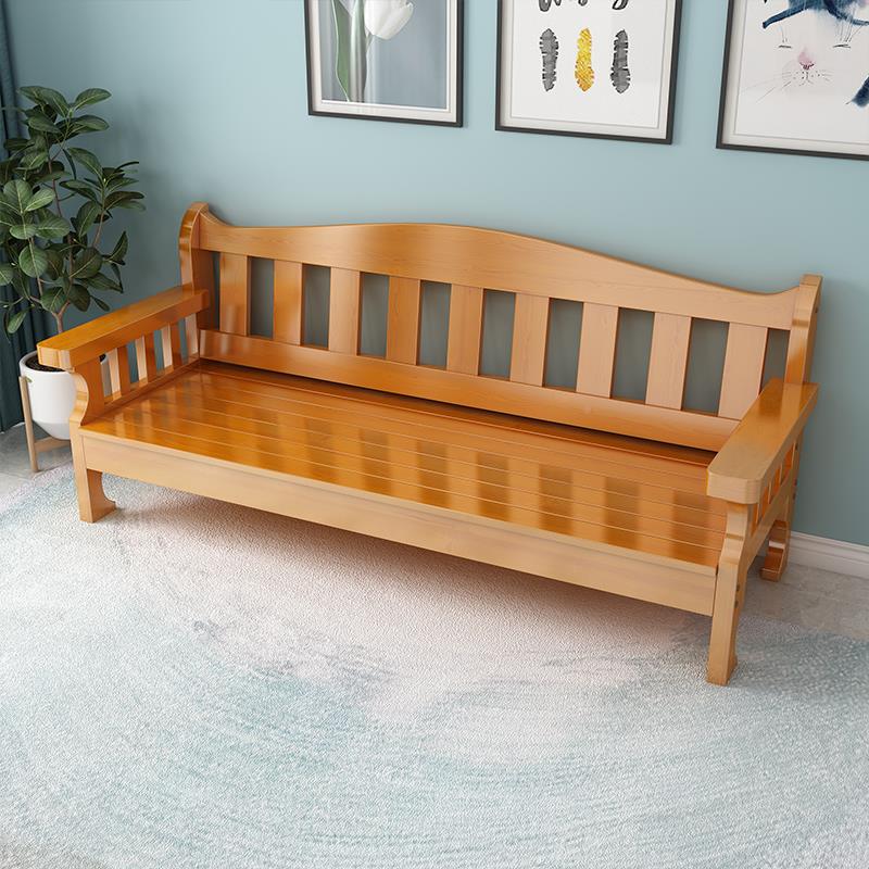 家实小木沙发小户型新中冬夏两用客式厅沙发椅现代简004约木头用