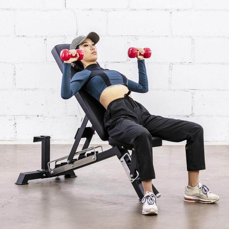 商用杠铃卧凳哑铃凳能多UB00多推角度训练椅1/4吋功套筒扳手鸟凳