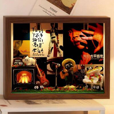 陶喆创明星周边相框礼物生日意关收纳摆件桌面室卧玄礼品XHD演唱