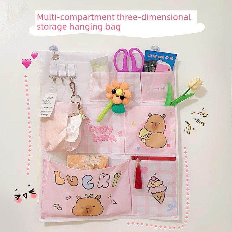 宿舍收纳挂袋墙上悬挂式床边门后手机挂兜学生挂墙好物寝室置物袋,收纳整理,收纳挂袋,淘宝优惠券,粉丝福利购,淘宝优惠卷