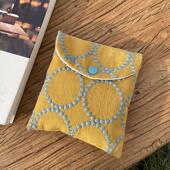 女生 姨妈巾可携式 袋 枫外手作 卫生棉收纳包 女孩月事包姨妈包