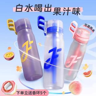 JOYFIT玩味水杯Tritan材质学生大容量气味吨吨水杯白水喝出果汁味