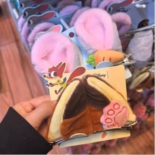 疯狂动物城卡通朱迪尼克狐尼克动物毛绒发夹可爱兔子耳朵发饰头饰