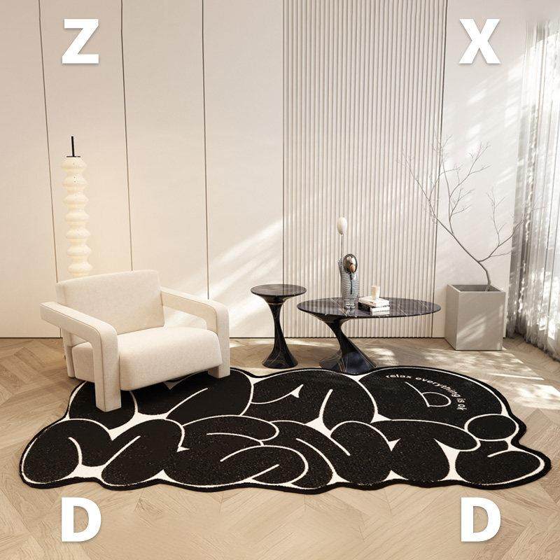 左贤敦路泡泡字体卧室大地毯装饰床前毯现代风格防滑麂皮垫,居家布艺,地毯,淘宝优惠券,粉丝福利购,淘宝优惠卷