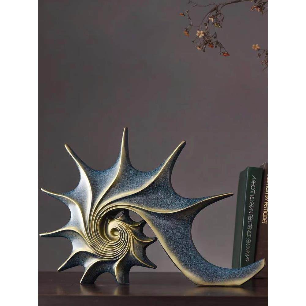 北欧轻奢创意海螺摆件办公室客厅酒柜桌面现代家居装饰软装工艺品,家居饰品,装饰摆件,淘宝优惠券,粉丝福利购,淘宝优惠卷