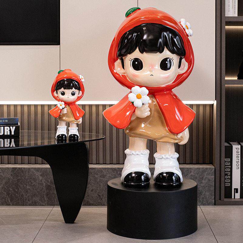 客厅装饰摆件高级感轻奢风沙发边电视柜旁大型落地装饰品送朋友