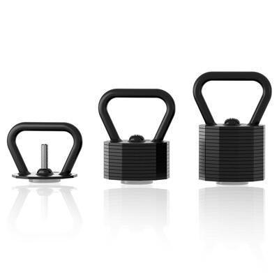 EEAP蝰蛇壶铃插片式可调节哑铃多功能可拆卸纯钢器械男女健身器材