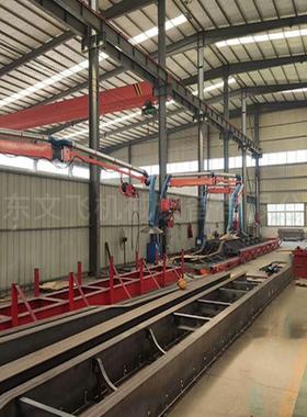 臂长7mSDX705吸尘送丝机悬臂 送丝机支架 使用焊机吸尘臂液压升降