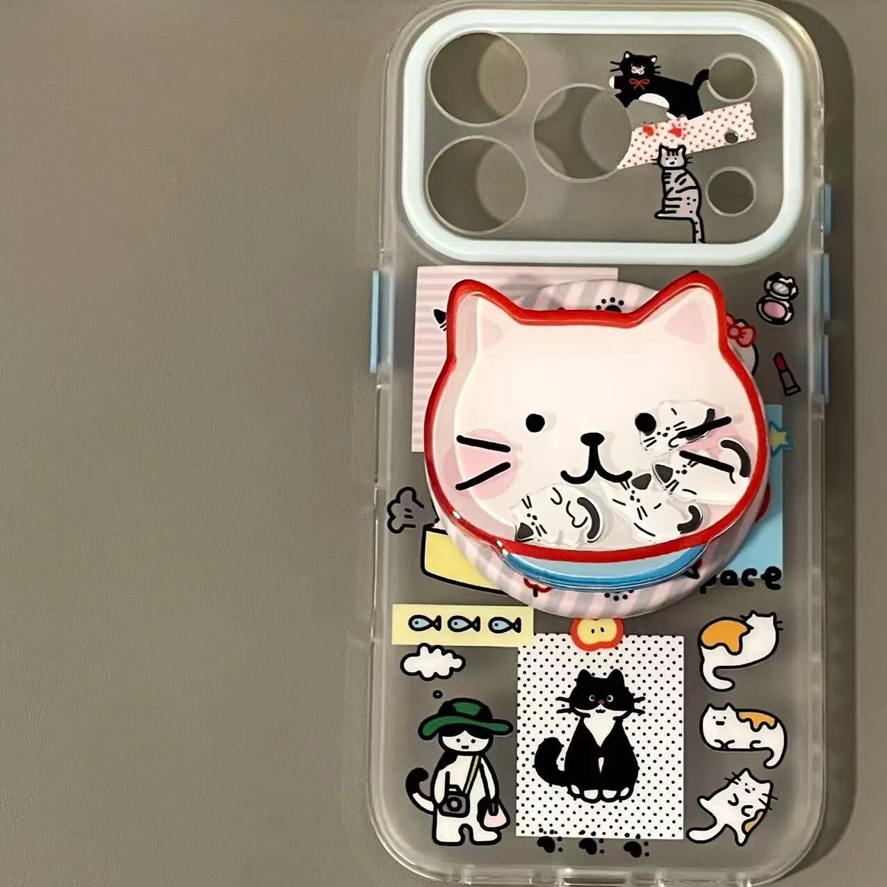 雨柠古早卡通翻滚撒娇小猫磁吸适用iPhone17Promax新款苹果16手机壳15卡通日韩INS可爱14防摔保护套