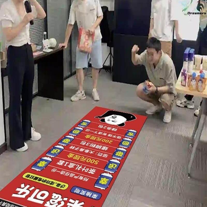 。滚可乐游戏道具公司年会团建饭店抽奖新年春节接亲滚滚乐活动画