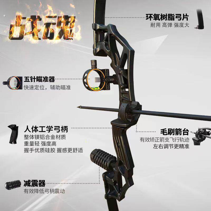 反曲弓弓箭射击运动专业射箭套装传统复合弓户外高精度弓比赛练习
