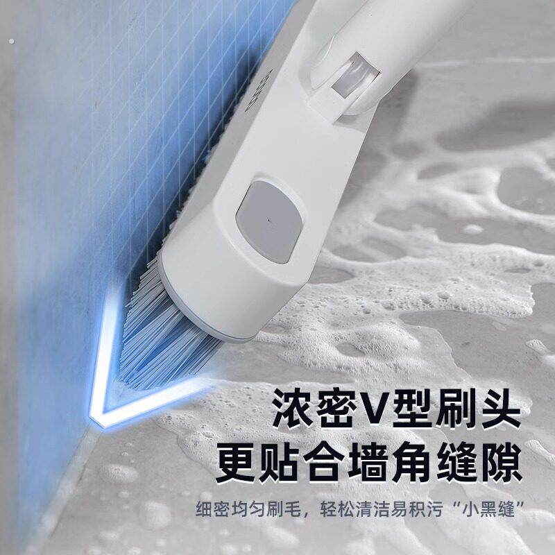 地刷子地板刷卫生间长柄洗地刷地缝隙浴室洗墙清洁浴室洗厕所瓷砖