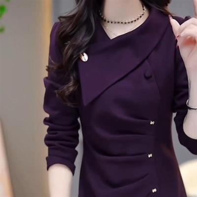 秋冬款连衣裙女遮肉2025冬季新款加绒加厚配大衣内搭中长款打底裙