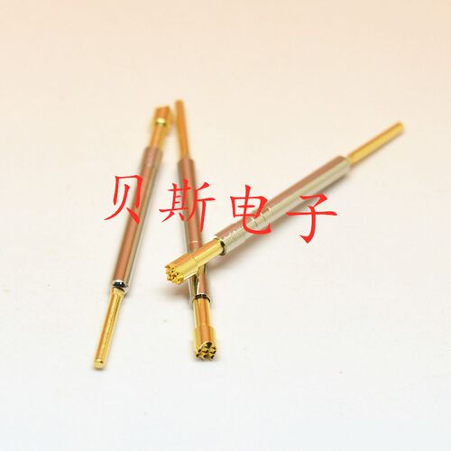 铜测试针PH-4H梅花头行程4mm 2.3mm一体式探针 弹簧针 顶针电流针