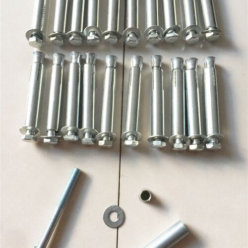 塑料警示链条 隔离链子  膨胀螺丝 柱帽  S扣  警示柱配件