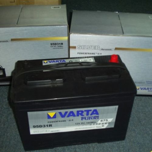 现货VARTA瓦尔塔55D26R 12V60AH船舶/汽车/发电机/起重机用蓄电池