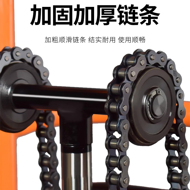 沪工手动液压车微型叉车轻便小型家用搬运升降车手推装卸车堆垛车