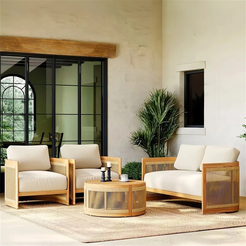 户外沙发组合庭院别墅花园室外休闲藤编露天防水防晒酒店阳台藤椅,住宅家具,户外沙发,淘宝优惠券,粉丝福利购,淘宝优惠卷