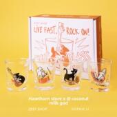 Glass猫和小狗摇滚乐队套装 鲣鱼店椰奶神摇滚 原Shot 礼物