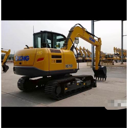 工程机械挖掘机徐工XE75D 55 60 85 95D贴纸 蓝色XCMG标志