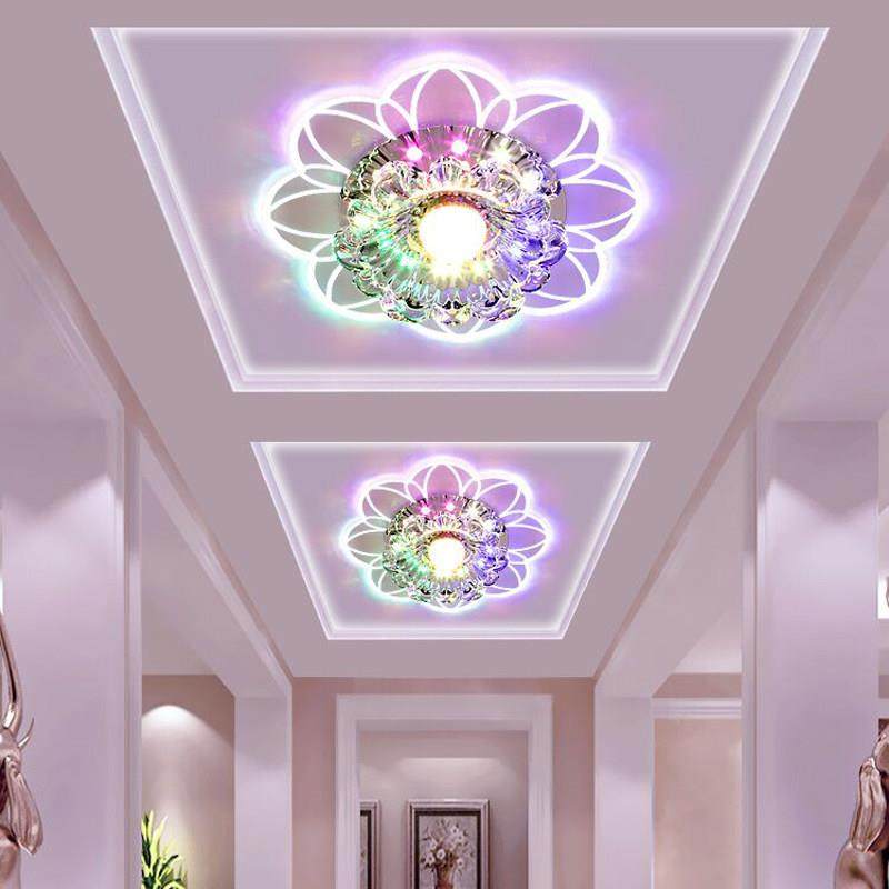 过道灯走廊灯玄关灯创意客厅简约现代led射灯水晶入户天花门厅灯,家装灯饰光源,嵌入式射灯,淘宝优惠券,粉丝福利购,淘宝优惠卷