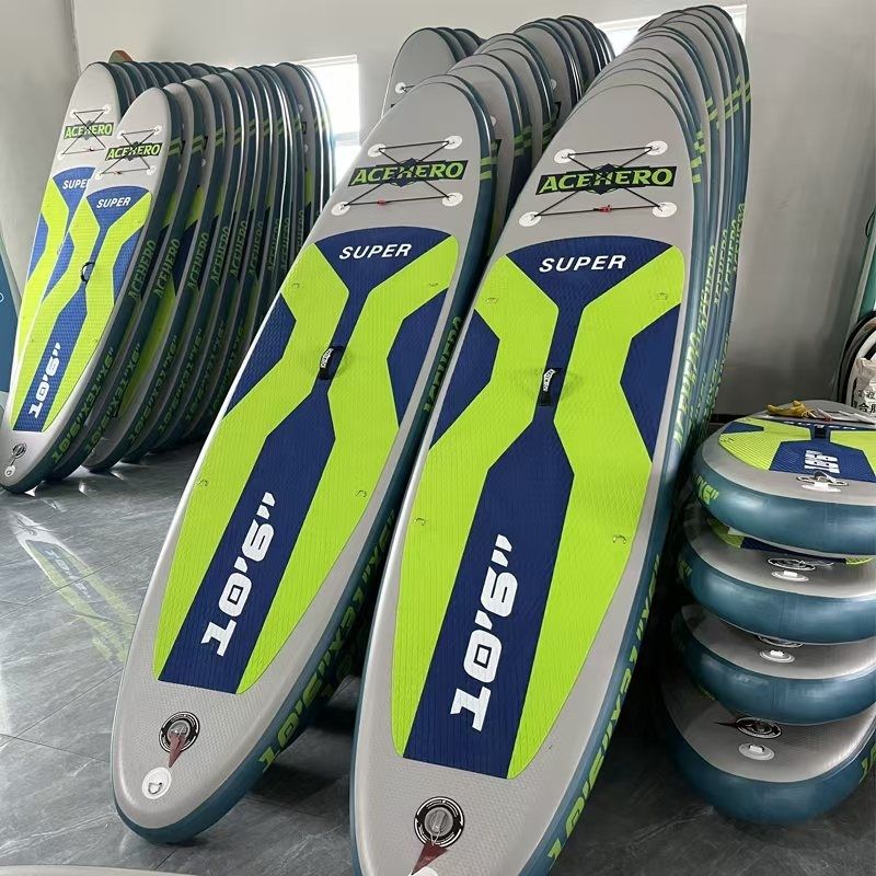 站立划水加厚户外水上SUP充气成人桨板双层浆板冲浪竞速冲浪板