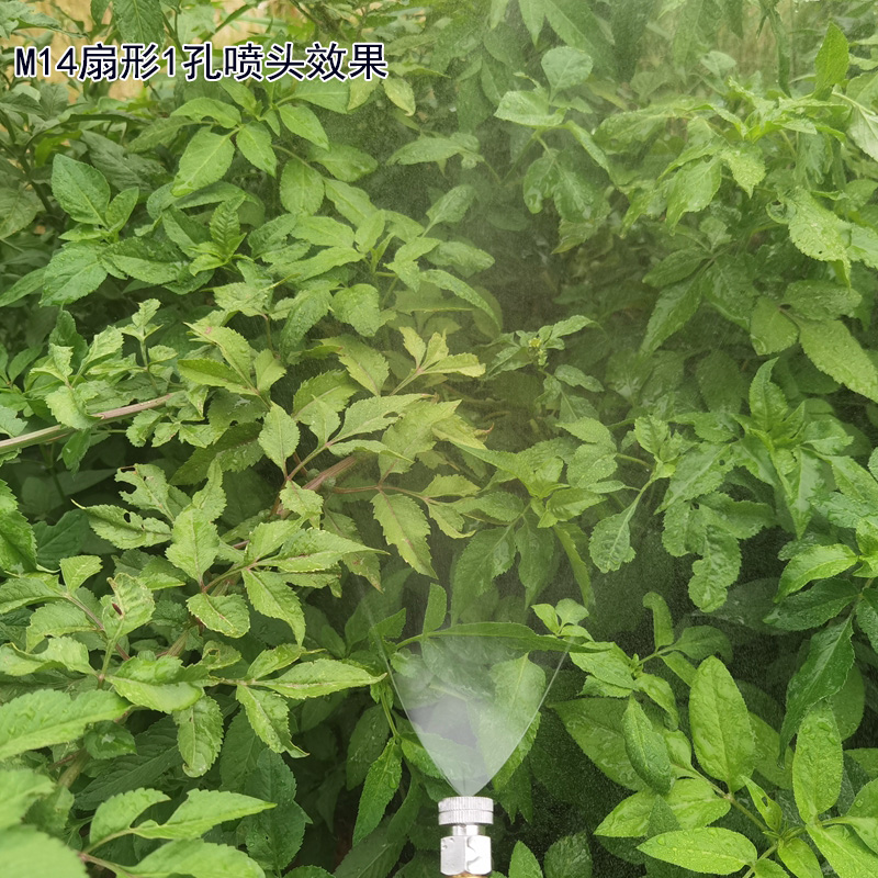 降温除尘直射直喷4分扇形浇花雾化万向喷头喷淋喷水自动浇水喷嘴