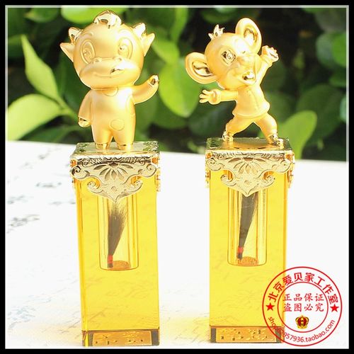 胎毛章北京上门理发现场制作胎毛笔胎发章套餐脐带章金牛章金鼠章