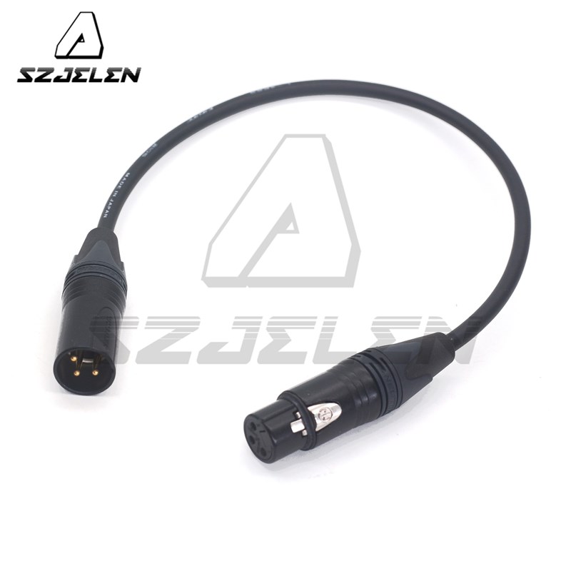 NEUTRIK卡侬3针转卡农3孔L-4E6S佳耐美音频线调音台麦克风电容麦