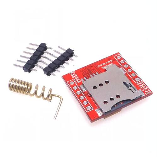 SIM800L GPRS 转接板 GSM 模块 microSIM卡 小体积 Core board
