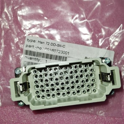 HARTING连接器09160723001公芯72P冷压型HAN-72DD-Mc浩亭原装现货