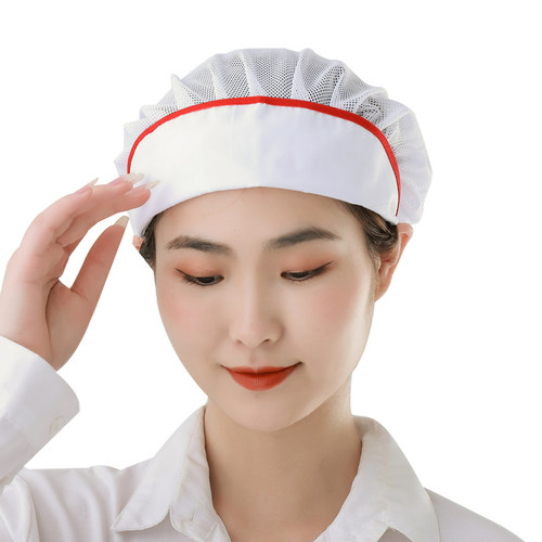 厨师帽酒店餐饮服务员面包烘焙工作帽帽子清洁包头发帽子防尘防油