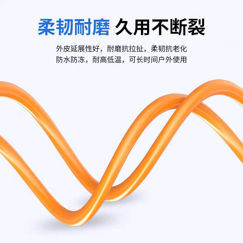 工程专用高速千兆超六类网线无氧铜双屏蔽网络跳线家用监控网络线